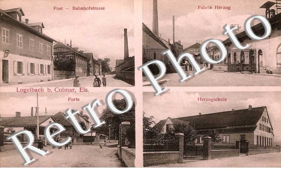 Bahnhofstrasse - Porte - Herzogscule - fabrik