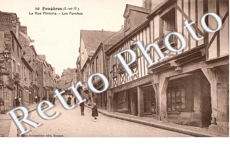 la rue pinterie, les porches