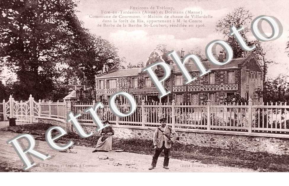 maison de chasse de Villardelle dans la for de Ris