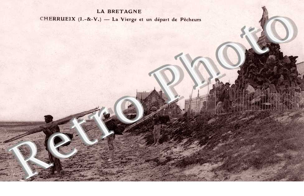 la vierge et un depart de pecheurs