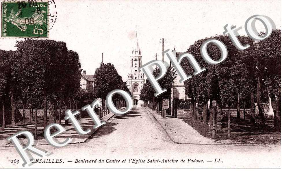 Boulevard du Centre.Eglise SAINT ANTOINE DE PADOUE