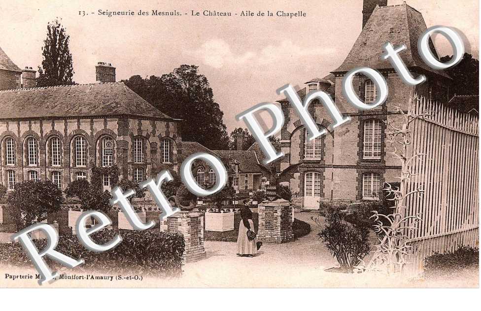 Seigneurie des Mesnuls - Le chateau - Aile de la Chapelle