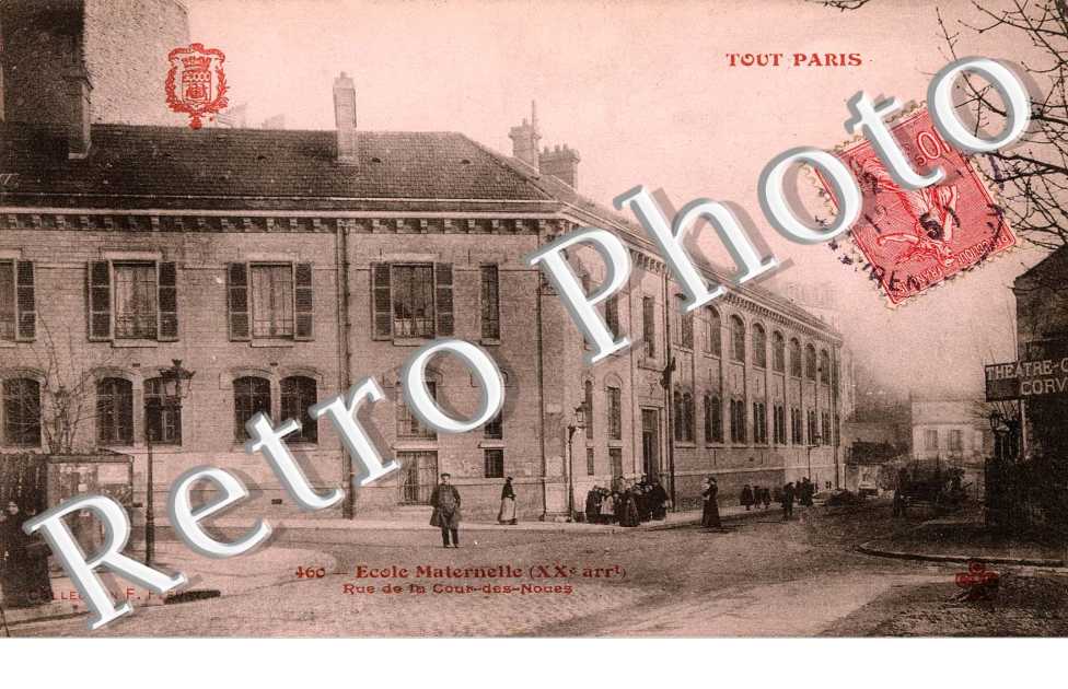 Ecole maternelle. Rue de la cour des Noues. 