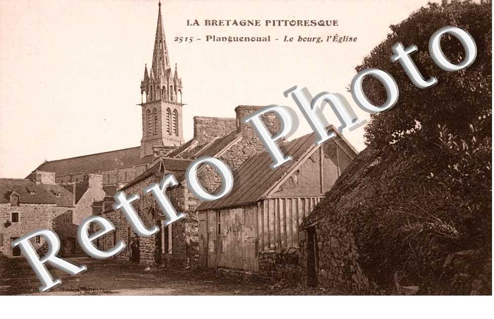 Le bourg, l&#039;eglise