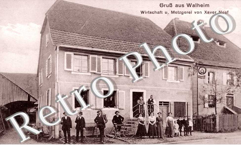 wirtschaft u. Metzgerei von Xaver Neef