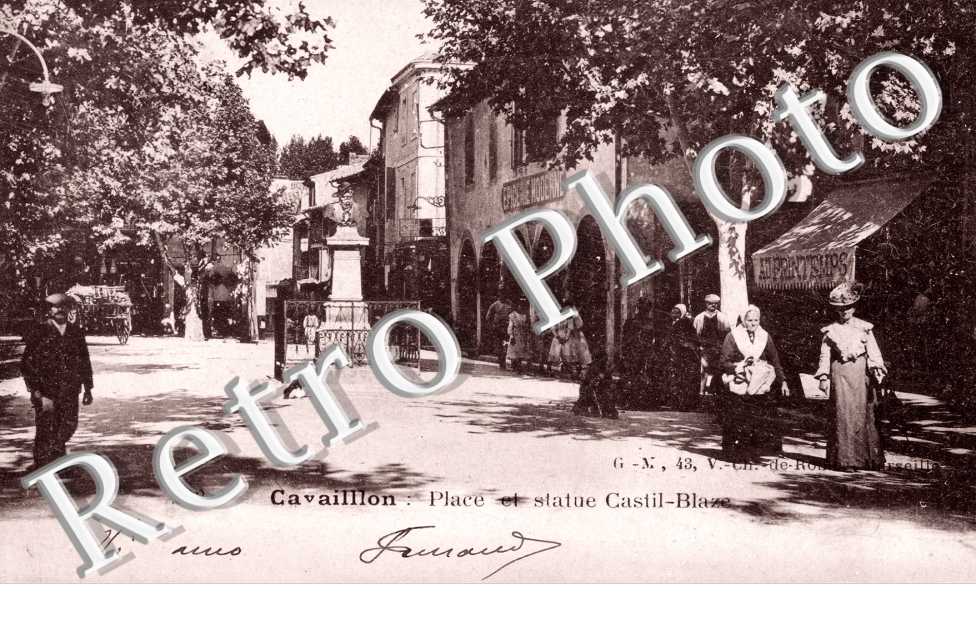 Place et Statue Casti-Blaze