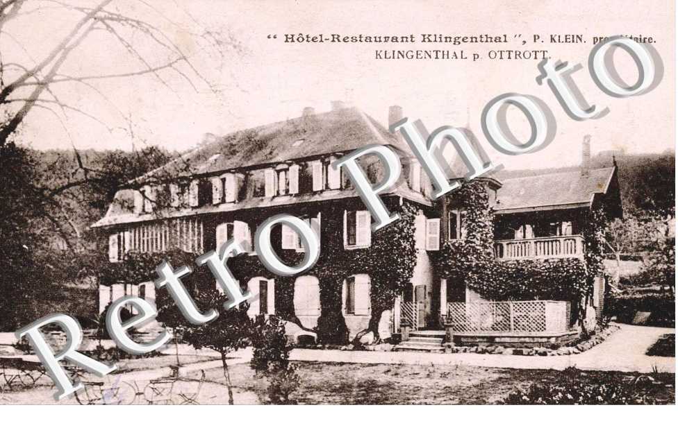 hotel-restaurant Klingenthal, prop. P.Klein