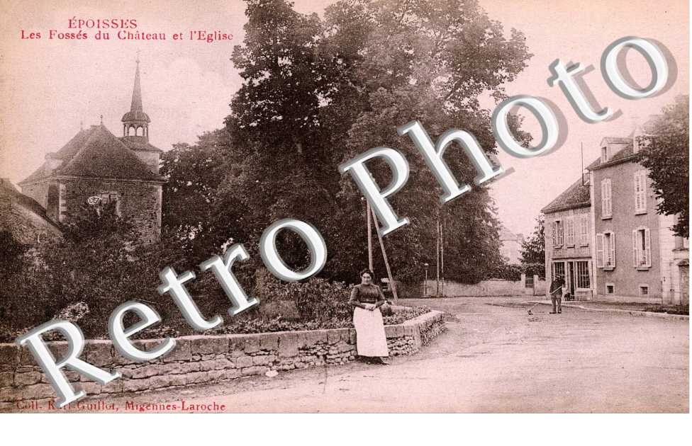 les fosses du chateau et l'eglise