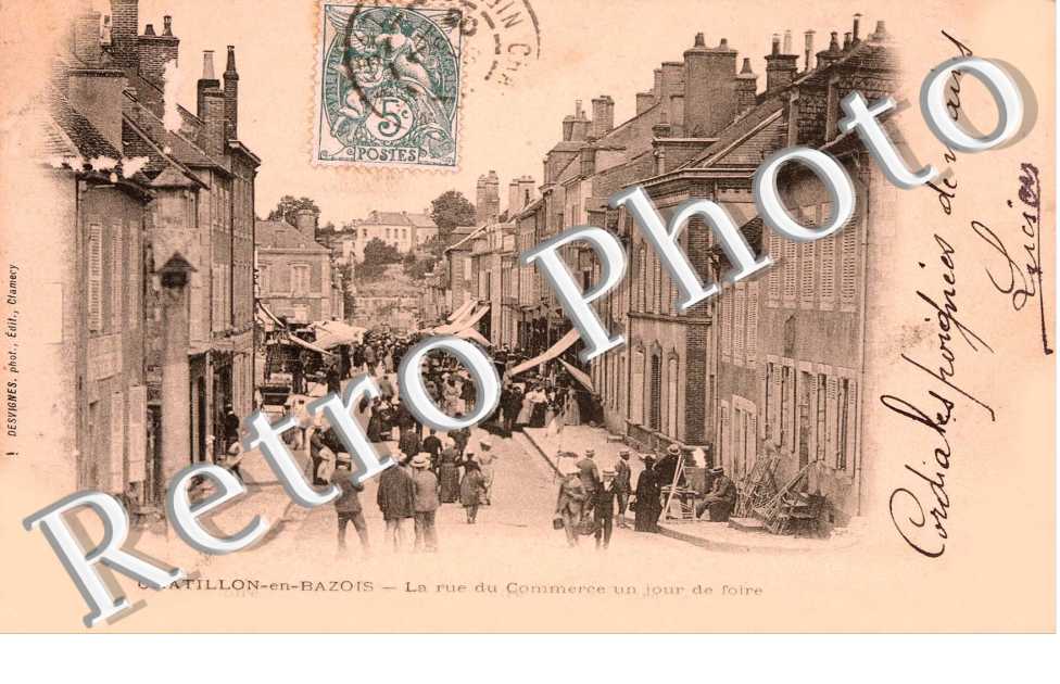 la rue du commerce un jour de foire