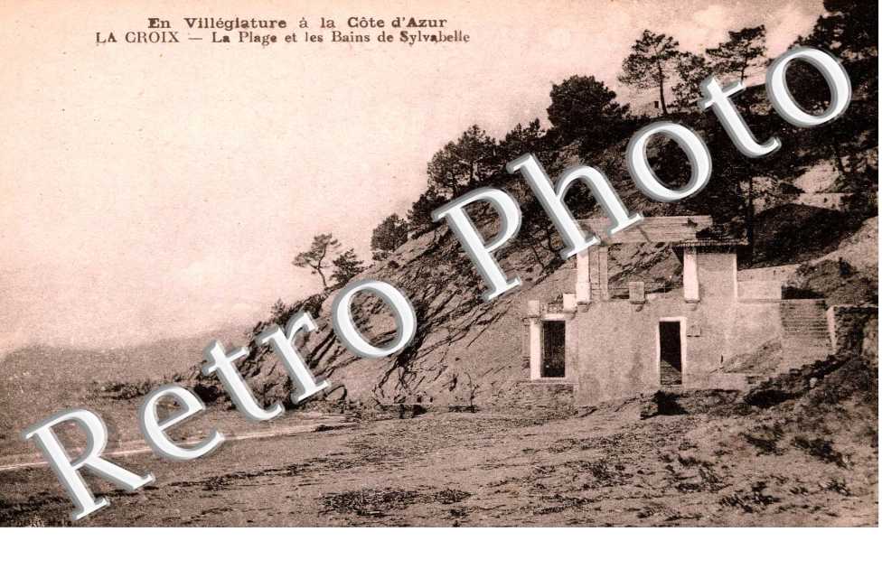 la plage et les bains de Sylvabelle