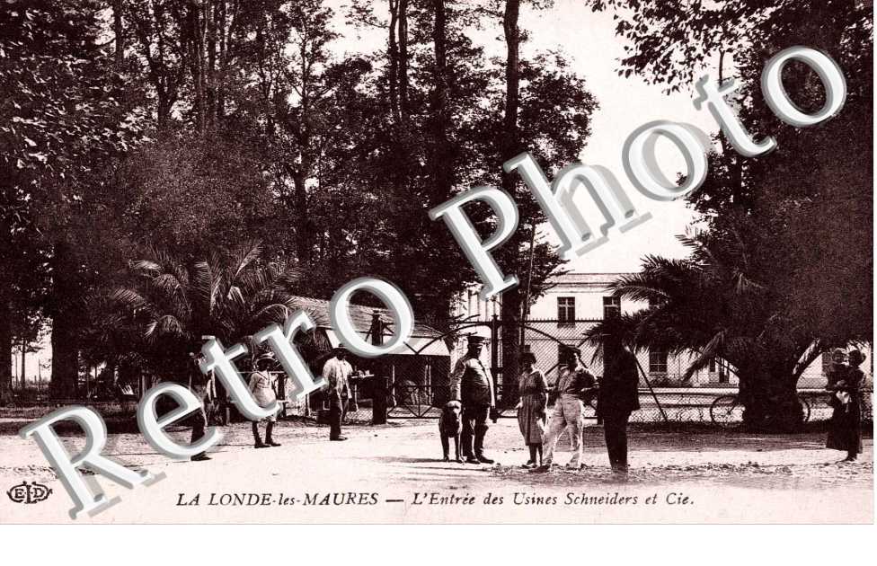 L&#039;entree des usines Schneider et CIC