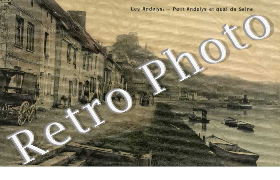 Petit Andelys et quai de Seine