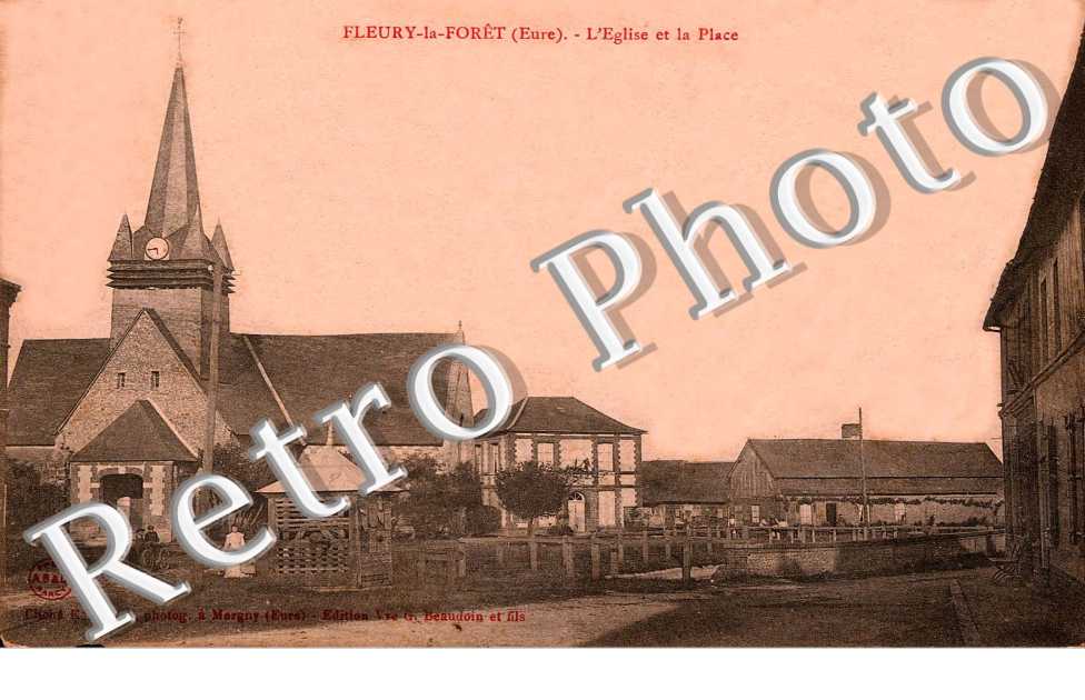 Eglise et la place