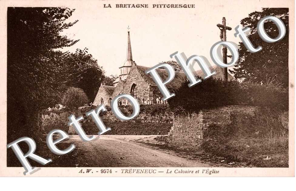 Le calvaire et l&#039;Eglise