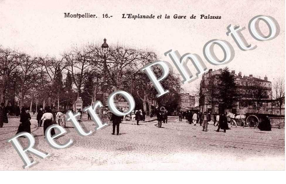 L'ESPLANADE ET LA GARE DE PALAVAS