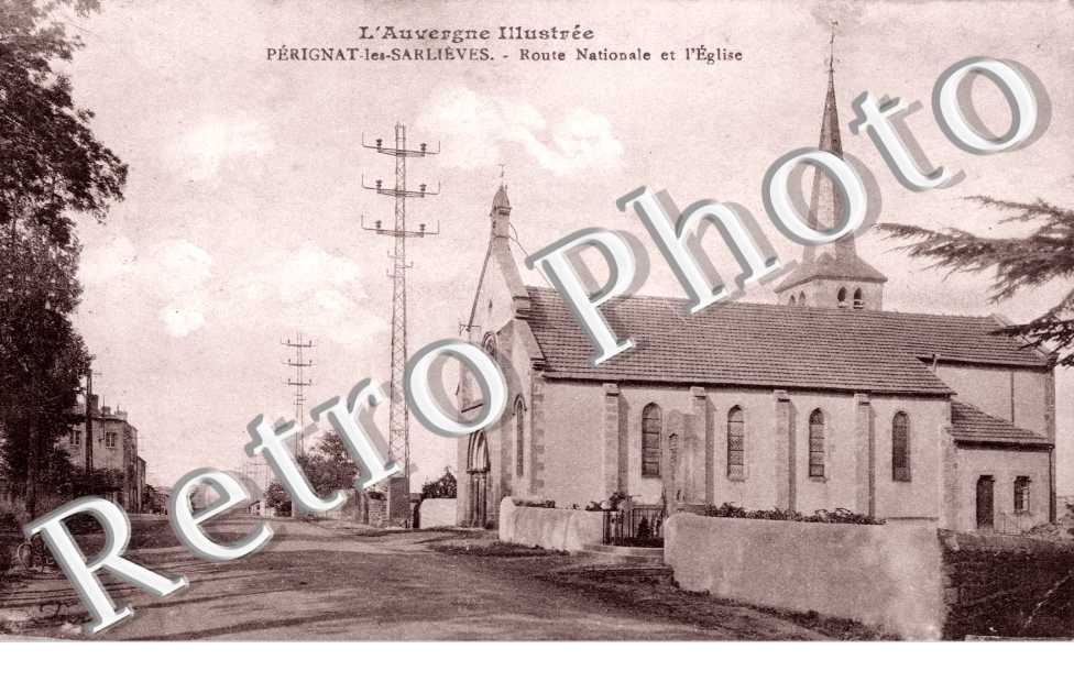 route nationale et l&#039;eglise