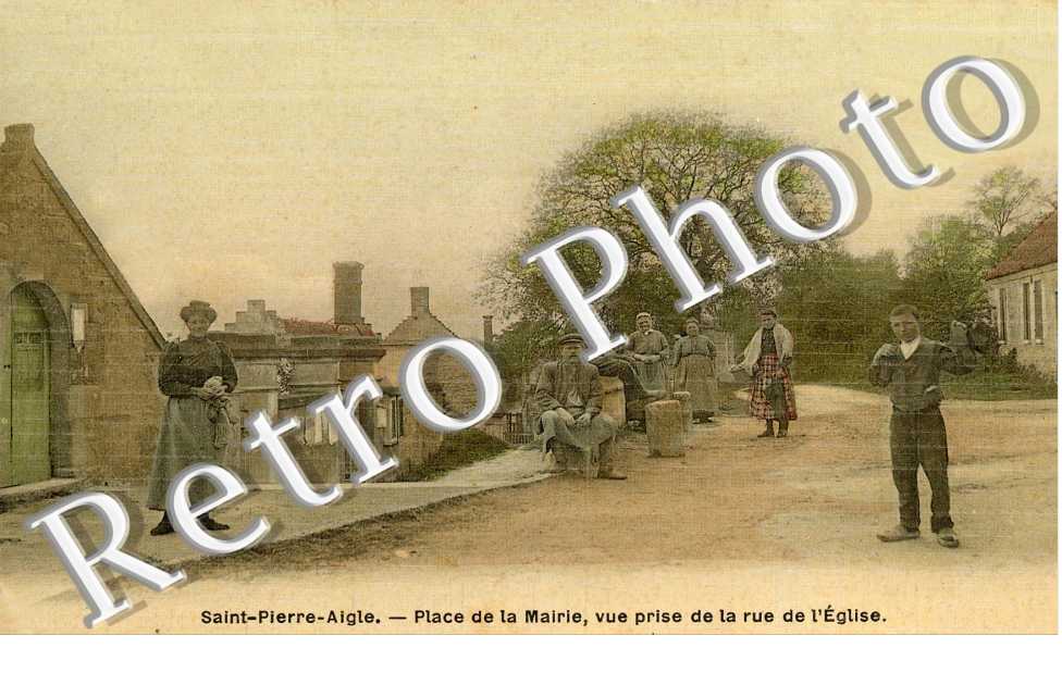 PLACE MAIRIE VUE PRISE DE LA RUE EGLISE