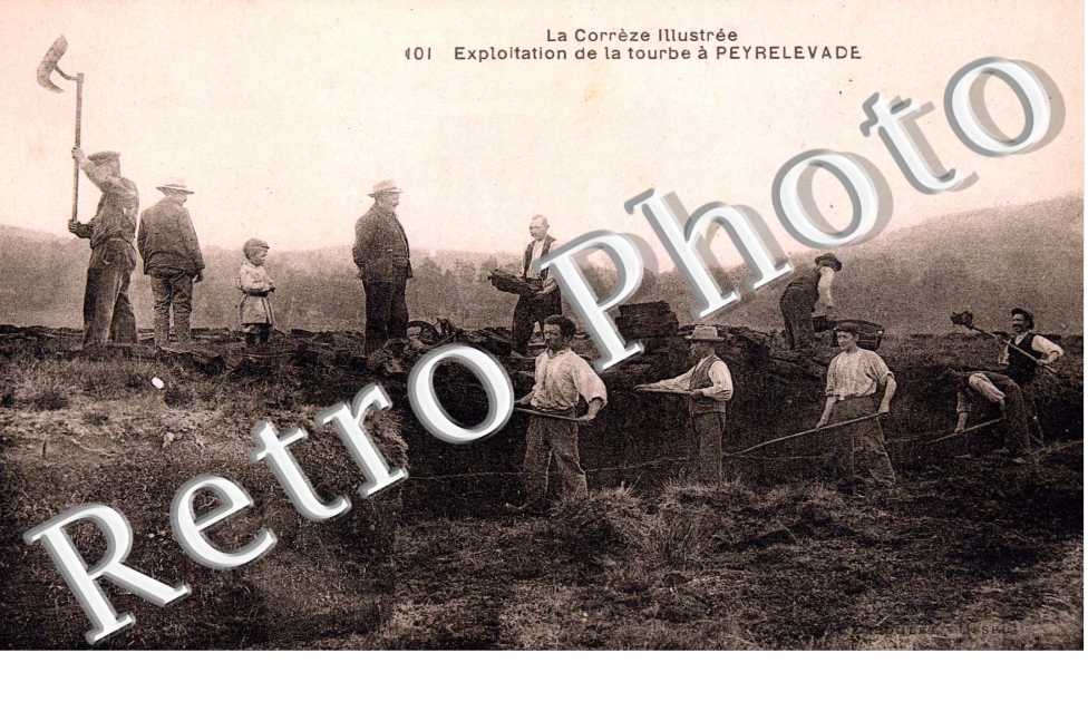 exploitation de la tourbe