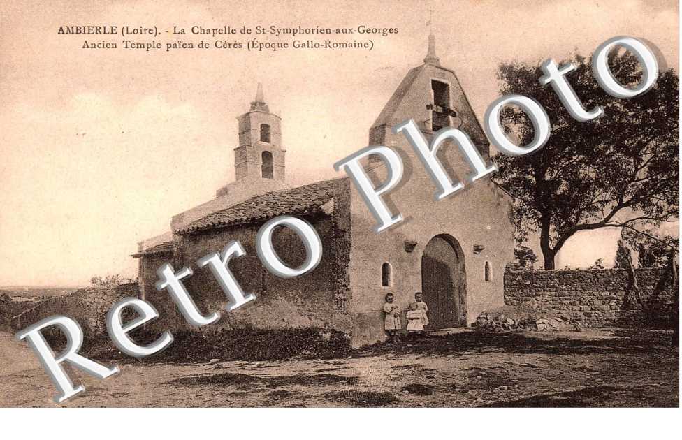 la chapelle de st symphorien aux georges, ancien temple paien de Ceres