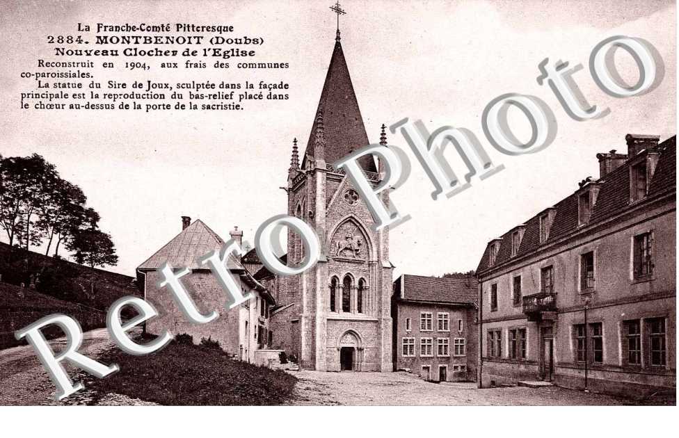 nouveau clocher de l'eglise