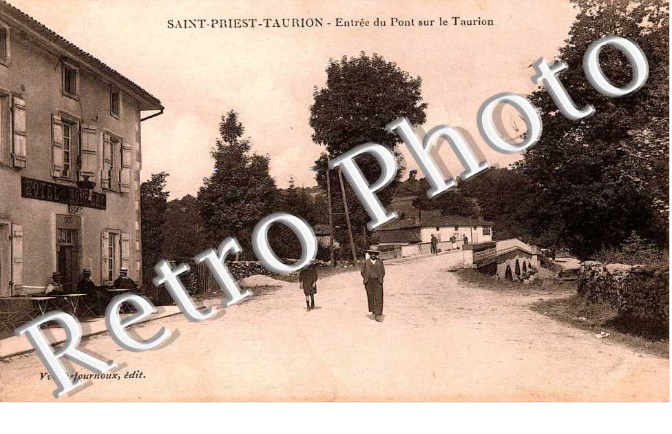 Entree du pont sur le Taurion