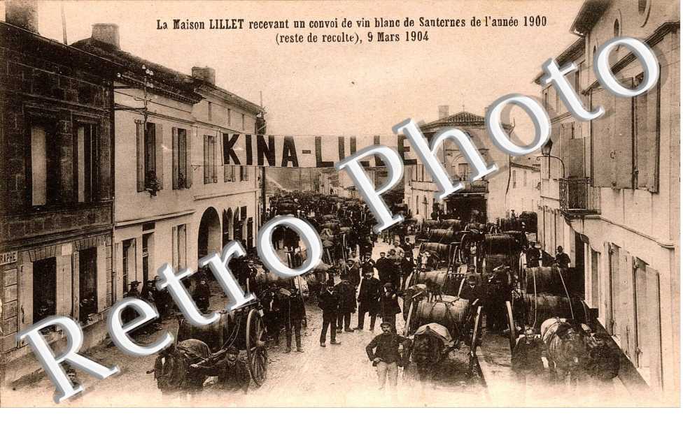 La maison Lillet recevant un convoi de vin blanc - viticulture