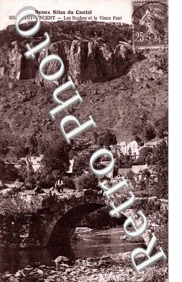 Les roches et le vieux pont