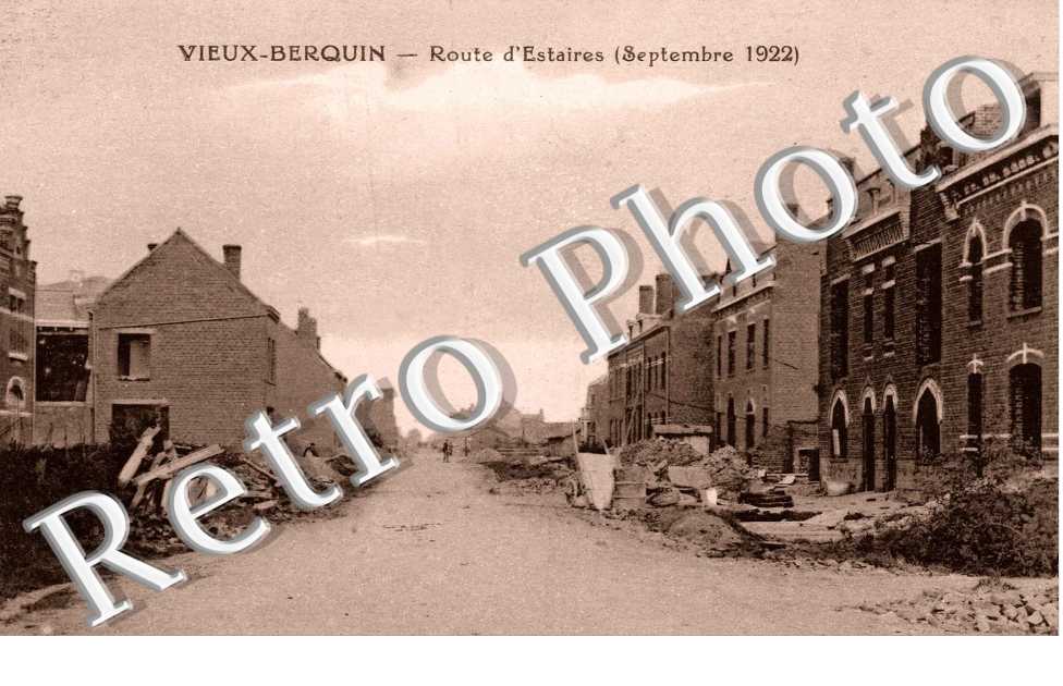 Route d&#039;Estaires - septembre 1922