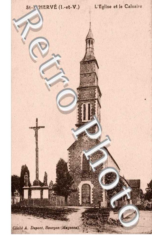 L&#039;EGLISE ET LE CALVAIRE