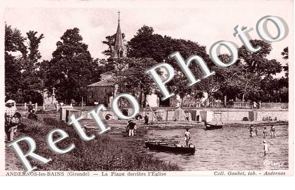 LA PLAGE DERRIERE L&#039;EGLISE