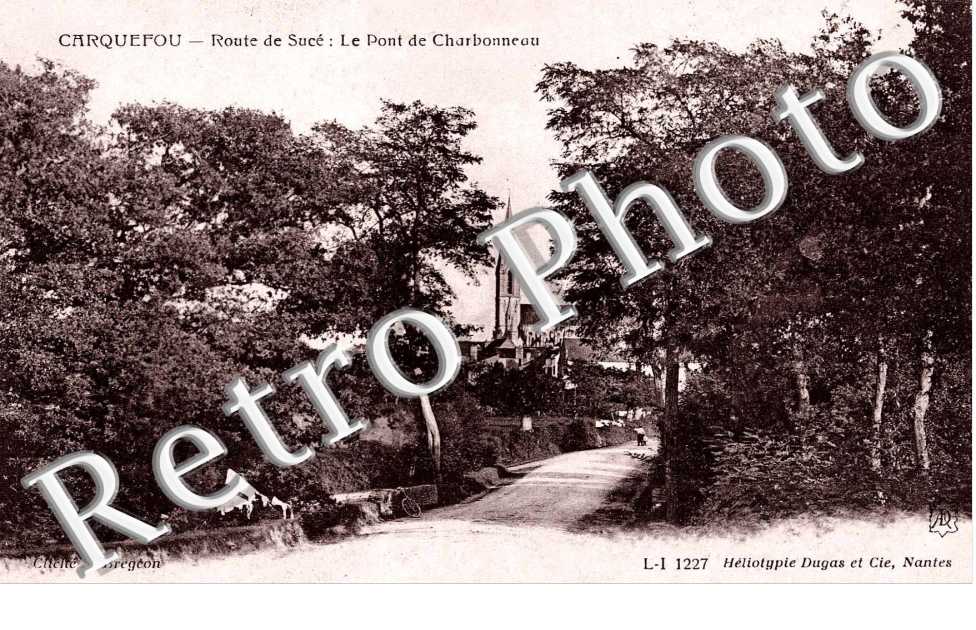 route de Suce. Le pont de Charbonneau