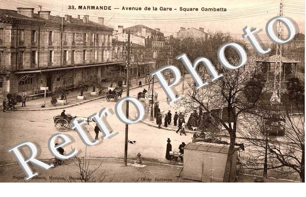 Avenue de la gare - Square Gambetta