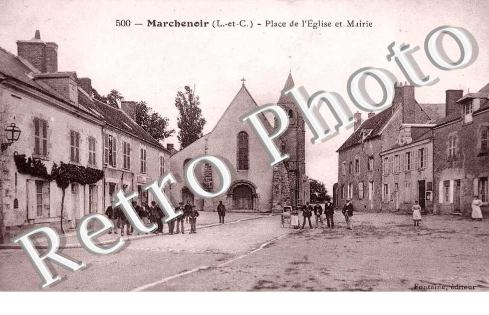 place de l&#039;Eglise et mairie