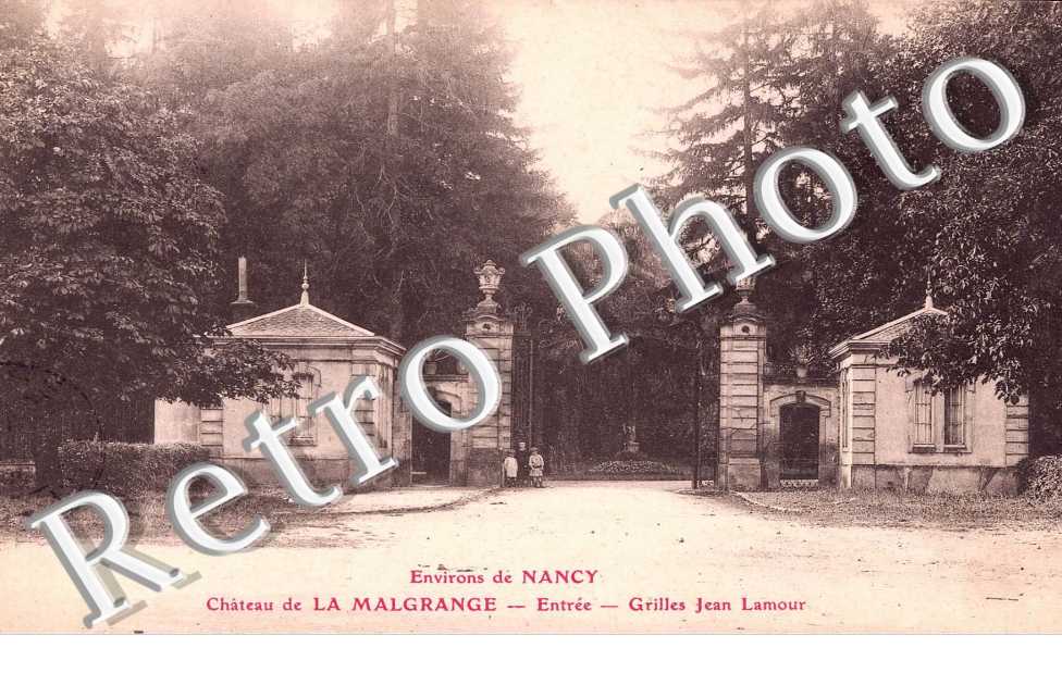 Chateau de la Malgrange Entree grilles Jean Lamour