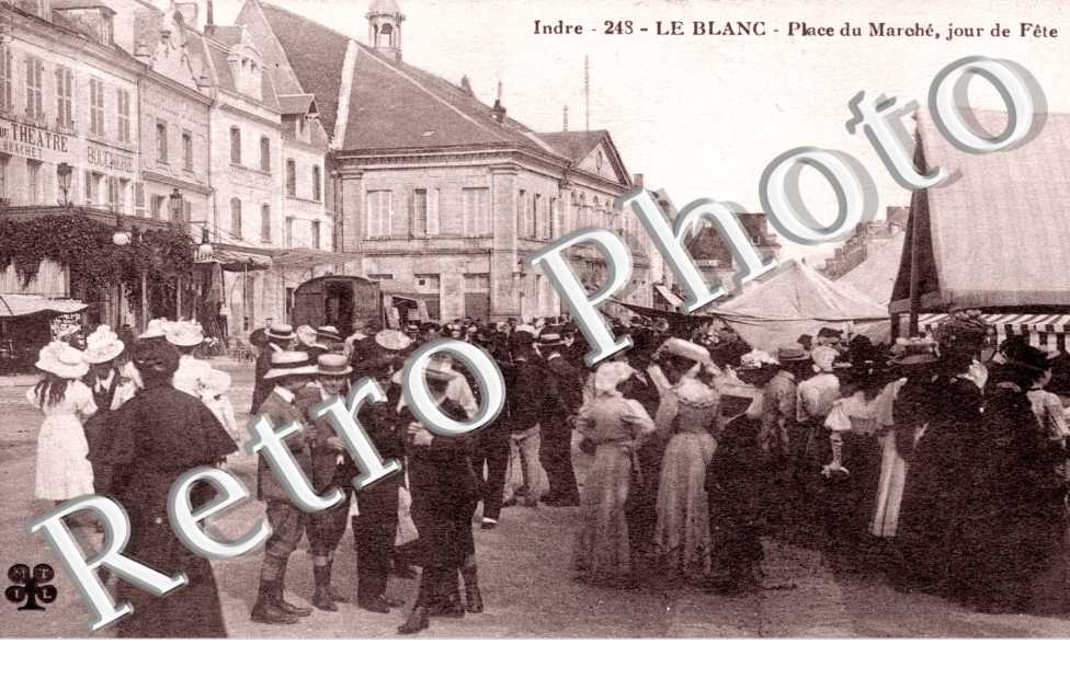 place du marche , jour de fete