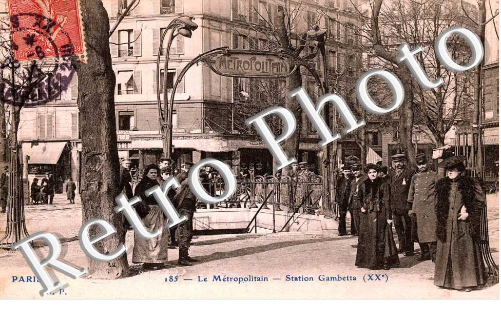 le metropolitain, station Gambetta