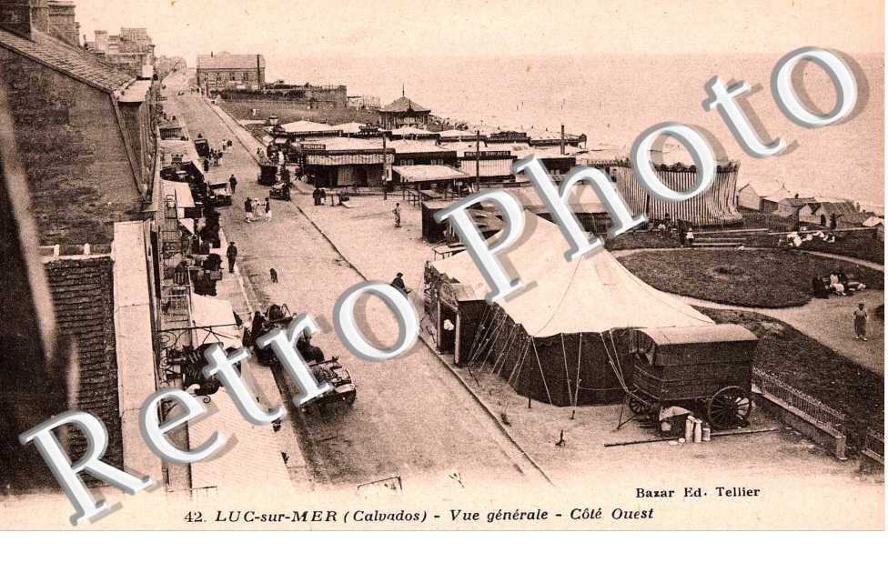 Vue generale, cote Ouest+fete forraine