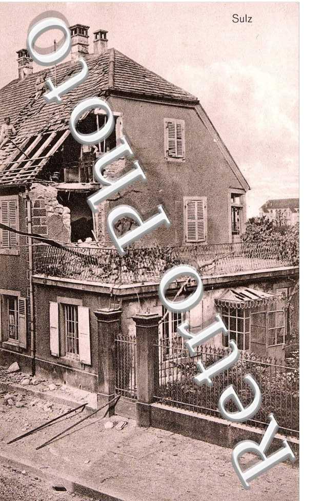 Maison bombardee