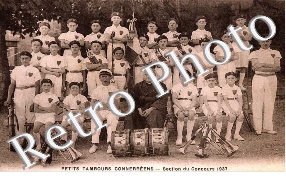 Petits tambours connerreens - section du concours de 1937