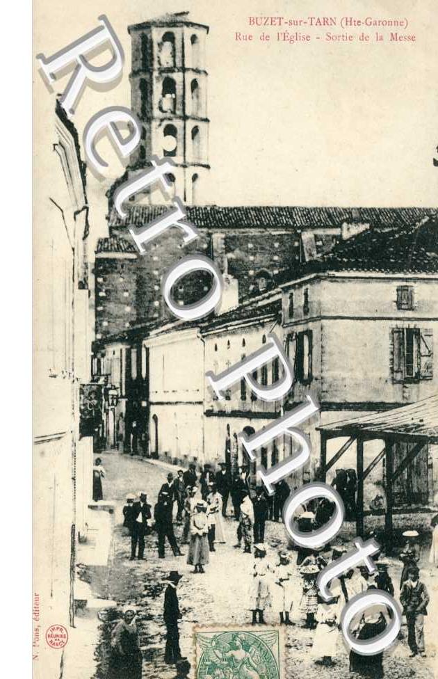 rue de l&#039;Eglise, sortie de la messe
