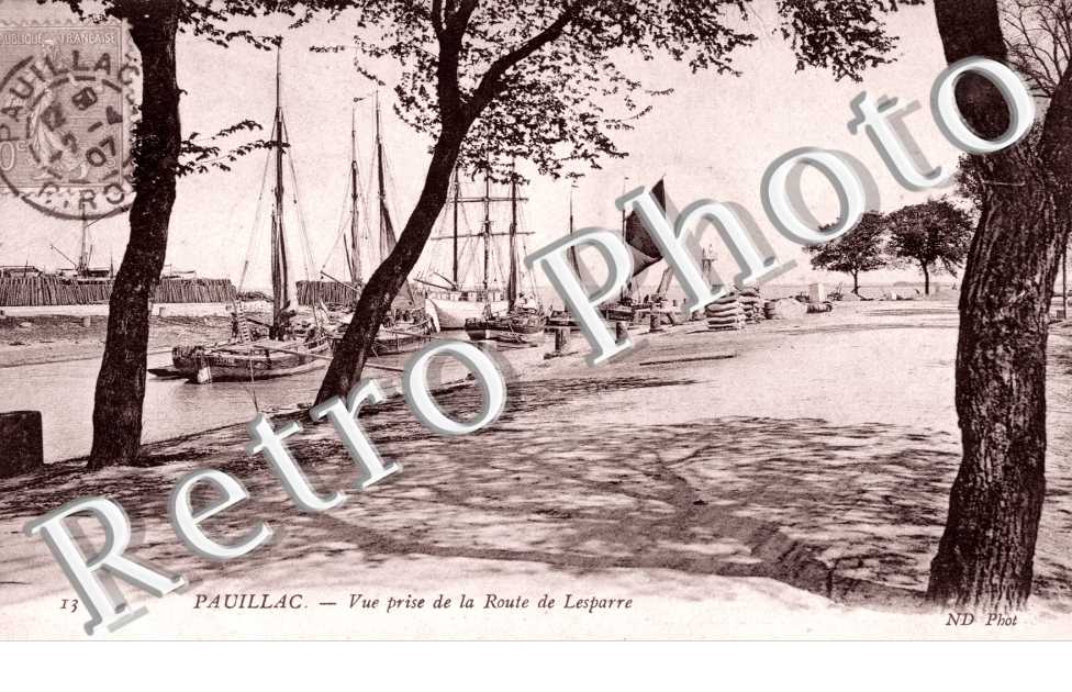 VUE PRISE DE LA ROUTE DE LESPARRE
