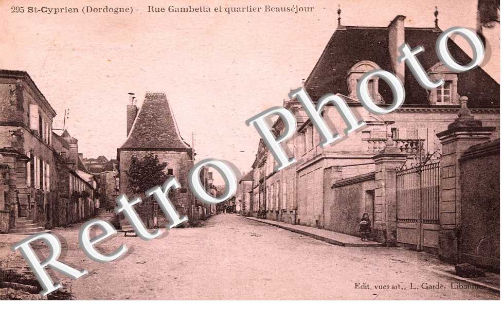 Rue Gambetta et quartier Beausejour