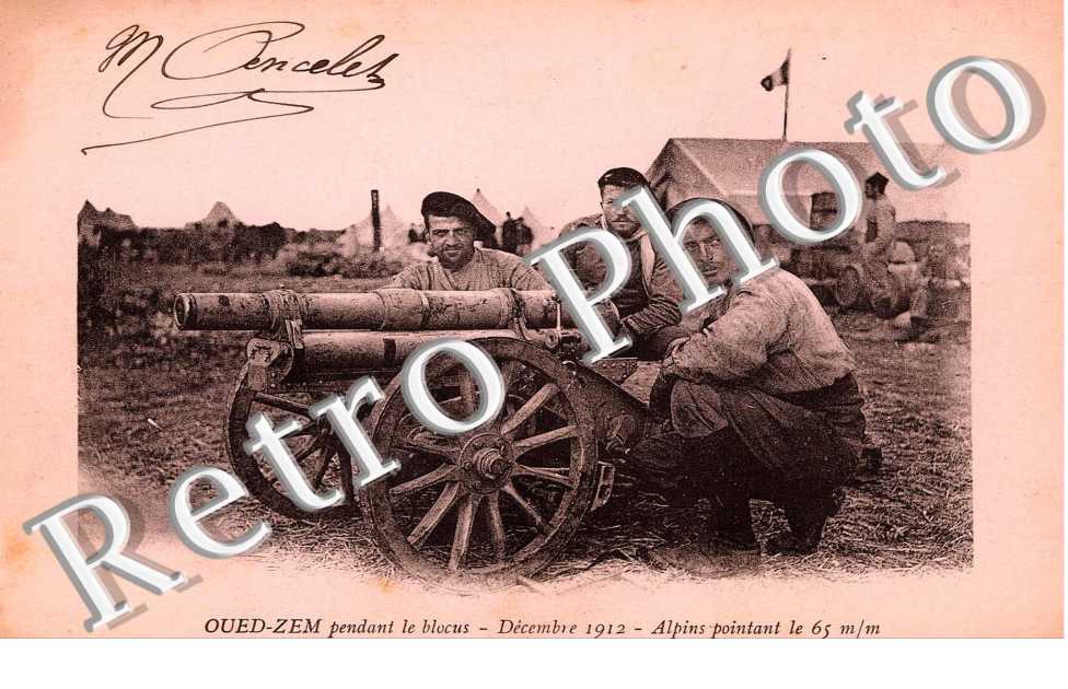 Pendant le blocus - decembre 1912 - alpins