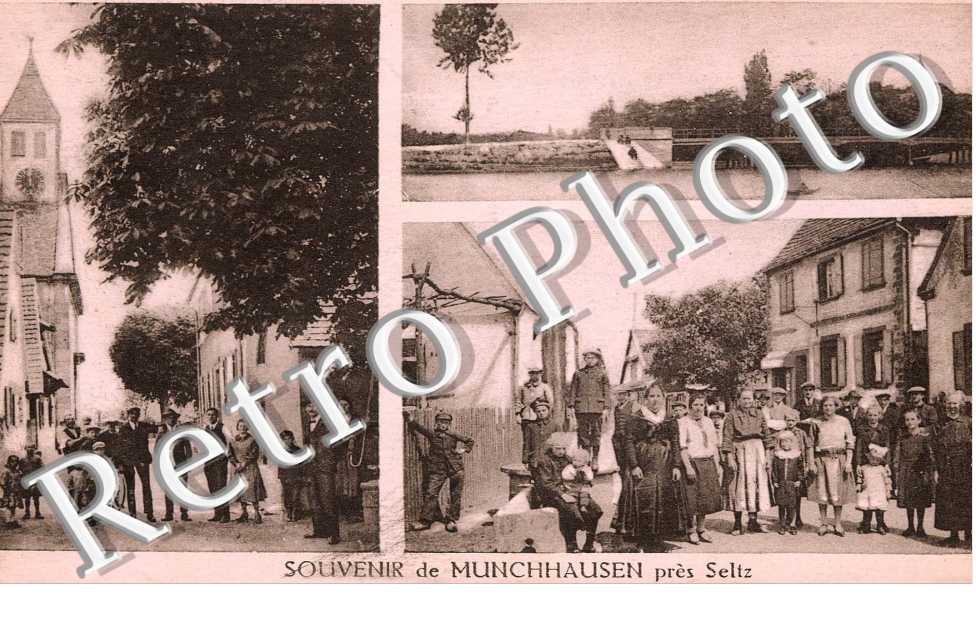 SOUVENIR DE MUNCHHAUSEN PRES SELTZ (3 VUES)