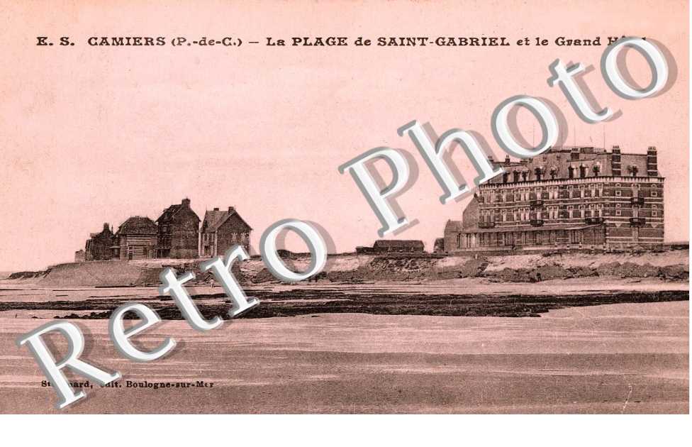 LA PLAGE DE SAINT GABRIEL ET LE GRAND HOTEL