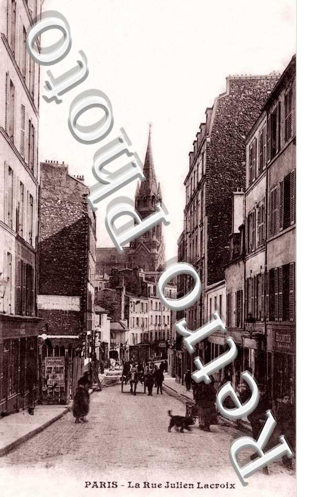 La rue Julien Lacroix