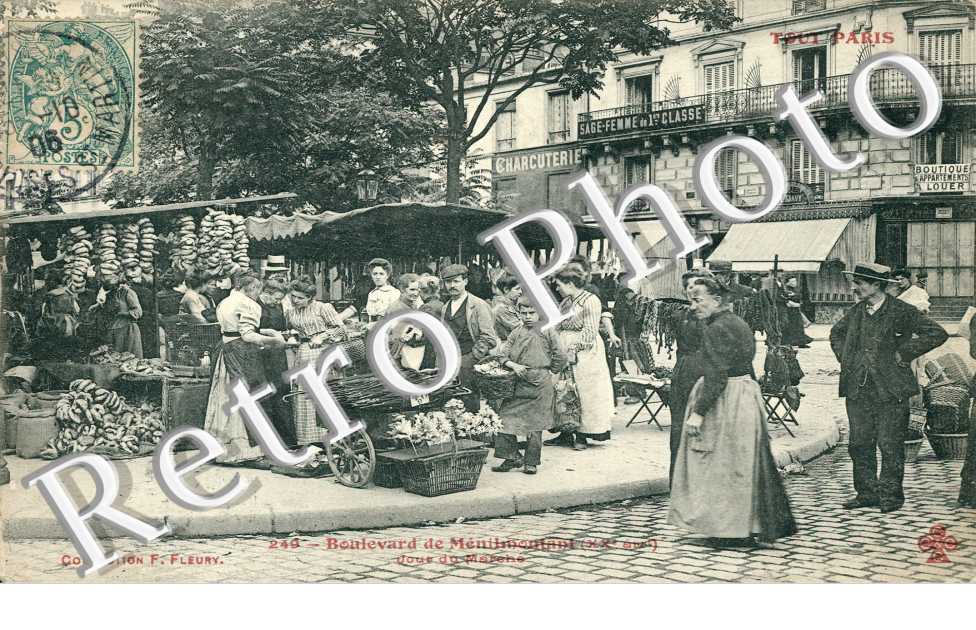 Boulevard de Menilmontant, Jour du Marche