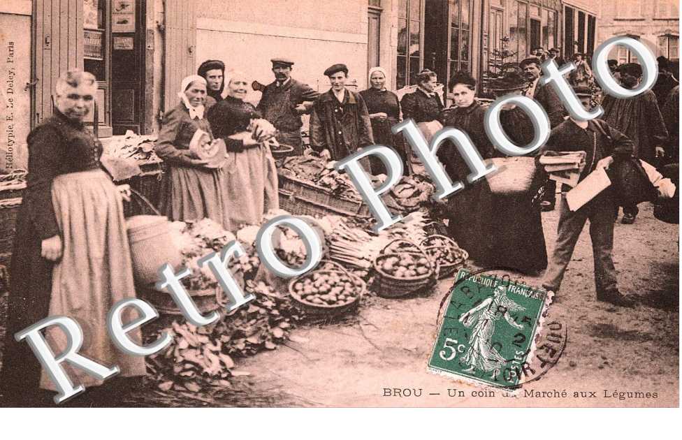 un coin de marche aux legumes
