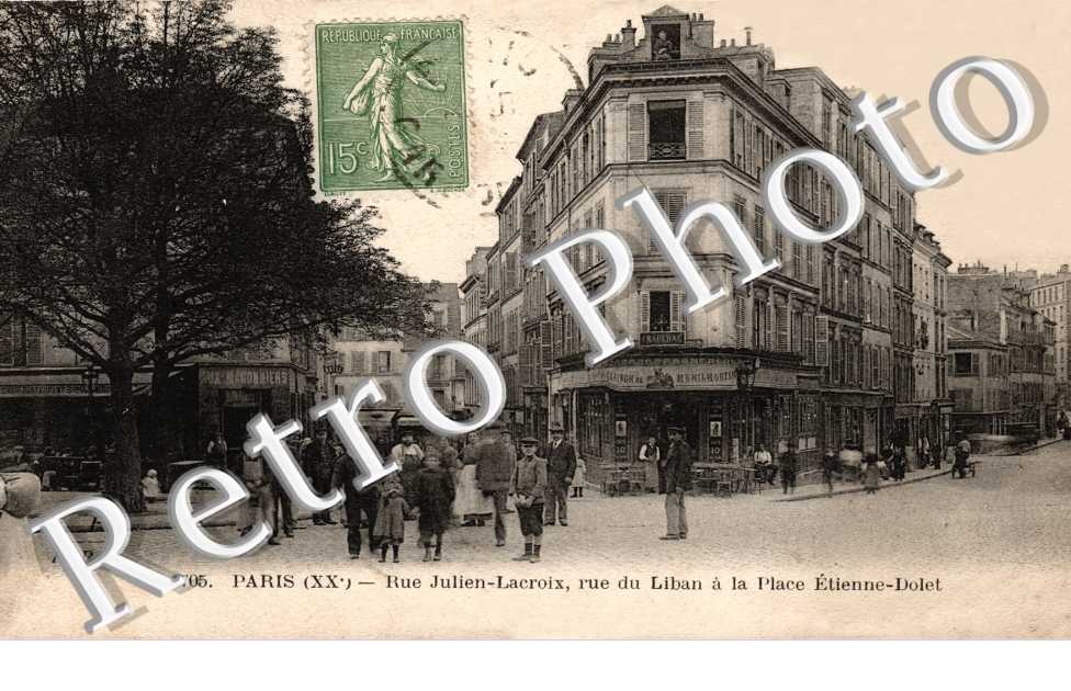 Rue Julien Lacroix - Rue du Liban - Rue Etienne Dolet