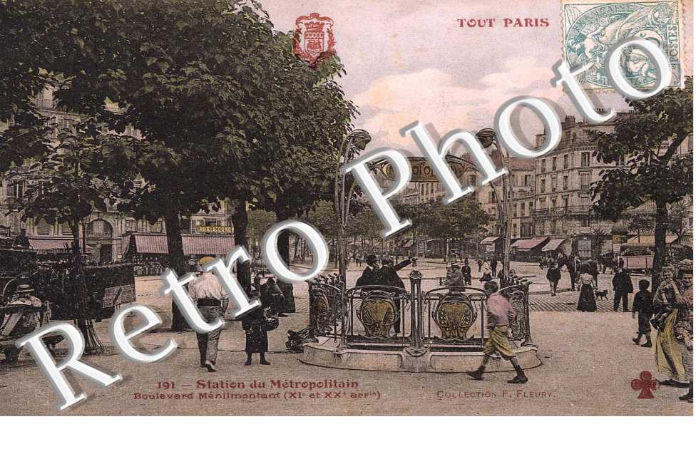 station du metropolitain, boulevard Menilmontant